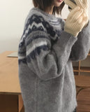 Renti Wool Angora Nordic Jacquard Knit