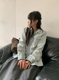 Runpony Pocket Washing Denim Shirt