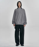 Raglan High Neck Arch Logo Sweatshirt