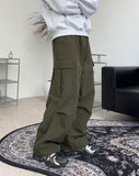 Peuon brushed nylon cargo pants