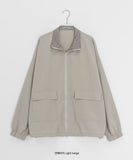 [unisex] PQ Check Collar Windbreaker Jumper