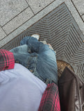 Bohemian Damage Wide Denim Pants