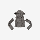 Tudin sleeveless hood (hand warmer set)