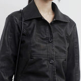 Lely Fake Leather Jacket
