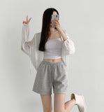 Lovely Dot Back Frill String See-through Windbreaker Jacket
