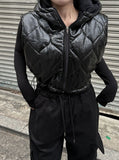 Quilted Crop Padded Vest