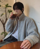 Merry Alpaca High Neck Cardigan