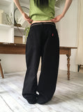 Hooper Side Pocket Wide Cotton Pants