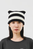 Horn Knitted Beanie