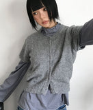 BOUCLE SHORT-SLEEVE CARDIGAN