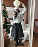 Vien Frill Knit Cardigan