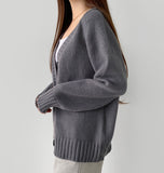 Soft Loose Avant Fit Sibori Long Sleeve Cardigan