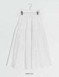 Saku Pure Lace Banding Long Skirt