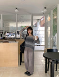 Chmero Gradation See-Through Crop Knit