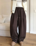 [U-BASIC] Huz D-ring Pintuck Balloon Sweatpants