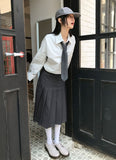 POCKET PLEATS MIDI SK