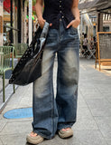[Planned Product] Tir Washing Wide Straight Denim Pants