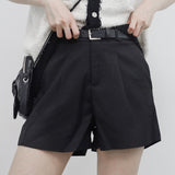 [NONCODE] Temin Pintuck Shorts (Belt Set)