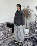 Pesed Pigment Knit Hood Zip-Up