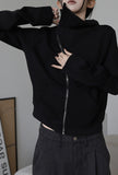 Diagonal Flow Zip-up