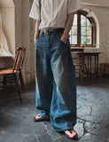 Twel Vintage Washed Denim Pants