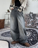 Dianne Gray Balloon Denim Pants