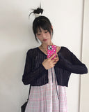 Dope See-Through Rib Crop Strap Bolero CD