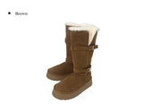 Brill Fur Platform Sole Ugg Long Boots