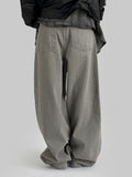 Fishbone Ash Wide Denim