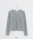 Zicon Lace Ribbed Cardigan