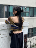 Minut two-way button strap long wide slacks