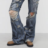 (Unisex) Jubi Damage Denim Pants