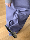 Ukon button color wide pants