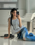 Eve Summer Stripe Strap Blouse