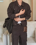 Merrick Herringbone Trucker Jacket