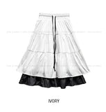 Mien Dot Layered Midi Skirt