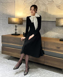 Aren Thai Color Matching Tweed Flare One Piece