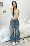 fresh summer pintuck wide pants