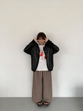 Upol Summer Stripe Banding Wide Pants