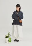 [BAONHAUS] Okone cut cotton wide balloon pants