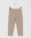 Mimi Stripe Layered Three Quarter Leggings Pants