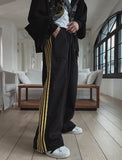 Solid track line two way training pants