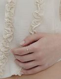Truly Essence 14K Cross Pave Ring