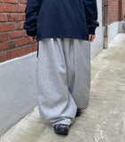 [Unisex] Cordlock Pintuck Banding Balloon Wide Pants