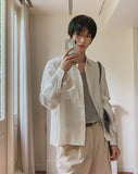 Lottie Linen Crop Shirt