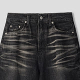 Blaze Catbrush Wide Denim Pants