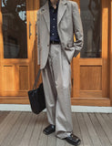 Woobin Two Tuck Wide Slacks