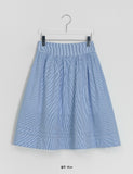 Golen Lace Midi Skirt