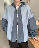 [unisex] Netijyu String Color Over Hood Wind Jacket