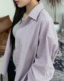 Roun Stripe Over Shirt